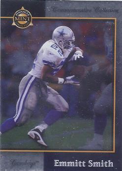Emmitt Smith #4 Football Cards 1997 Pinnacle Mint Commemorative Cards