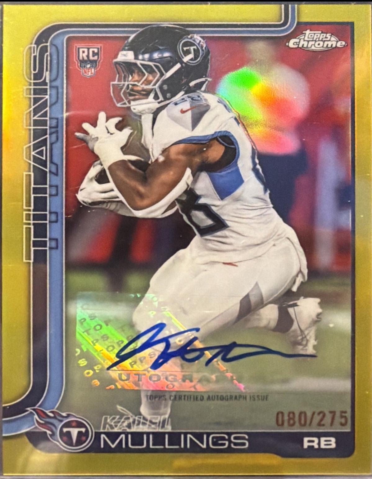 Kale! Mullings [Yellow Refractor] #RA-KMU