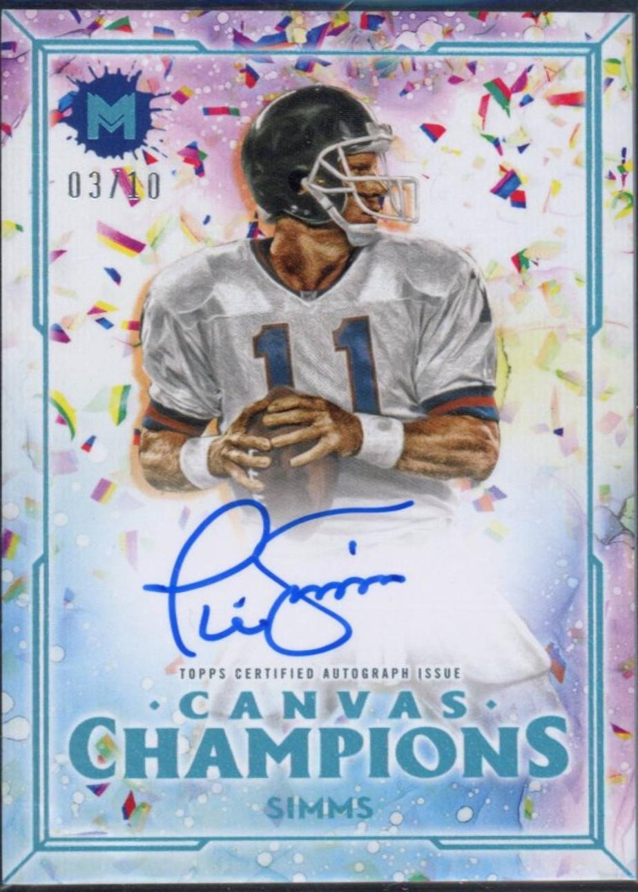 Phil Simms [Cerulean Blue] #CCA-PMA