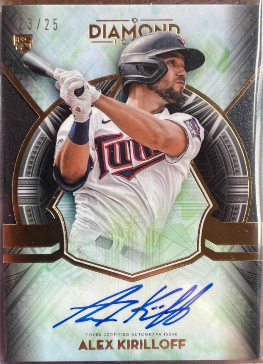 Alex Kirilloff #AC-AKI Baseball Cards 2021 Topps Diamond Icons Autographs