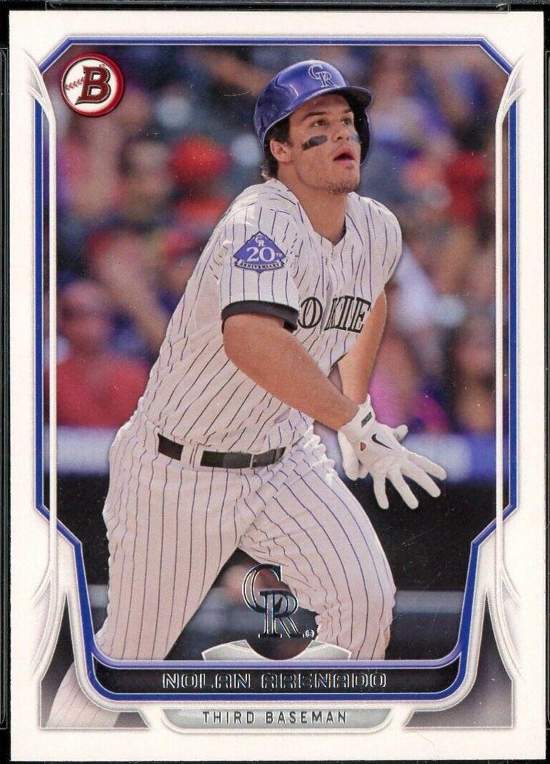 Nolan Arenado #20 Baseball Cards 2014 Bowman