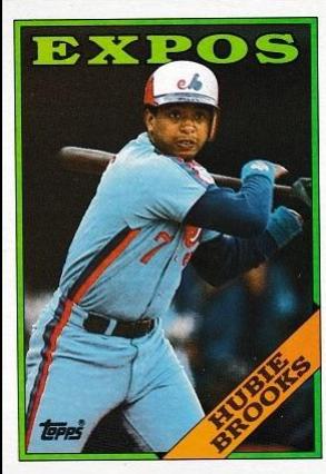 Hubie Brooks #50 Baseball Cards 1988 Topps