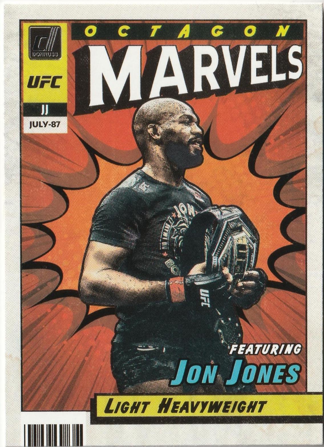 Jon Jones #2 Ufc Cards 2022 Panini Donruss UFC Octagon Marvels