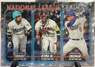 National League Leaders Batting Average