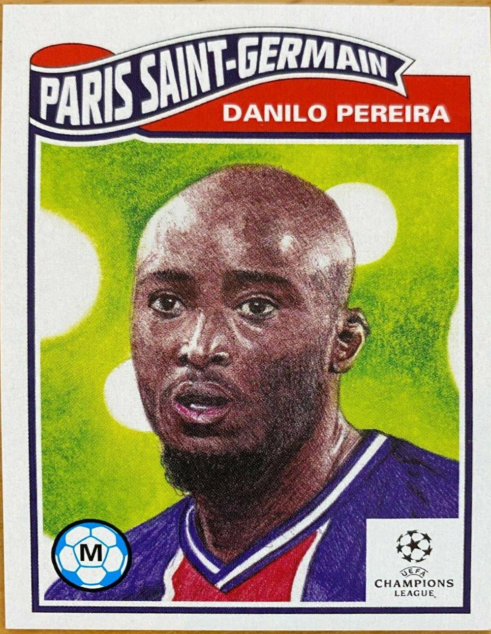 Danilo Pereira #337 2021 Topps Living UEFA Champions League