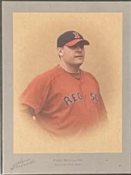Curt Schilling #SP-38 Baseball Cards 2005 Donruss Studio Portraits Diamond King