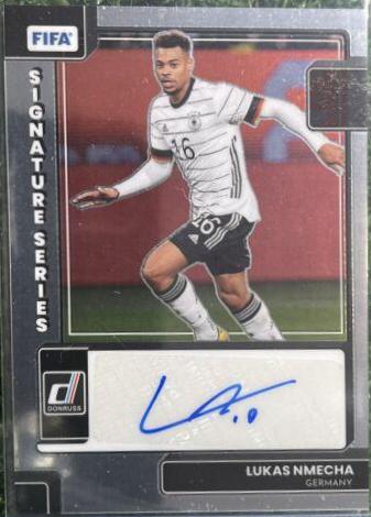 Lukas Nmecha #SS-LMN 2022 Panini Donruss Signature Series Soccer