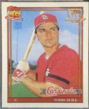 Todd Zeile #616 Baseball Cards 1991 Topps Desert Shield