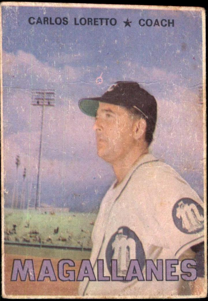 Carlos Loreto #26 Baseball Cards 1967 Venezuela Topps