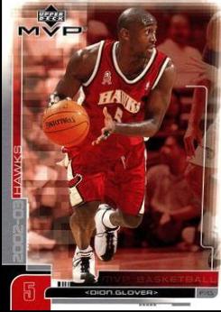 Dion Glover #7 Basketball Cards 2002 Upper Deck MVP