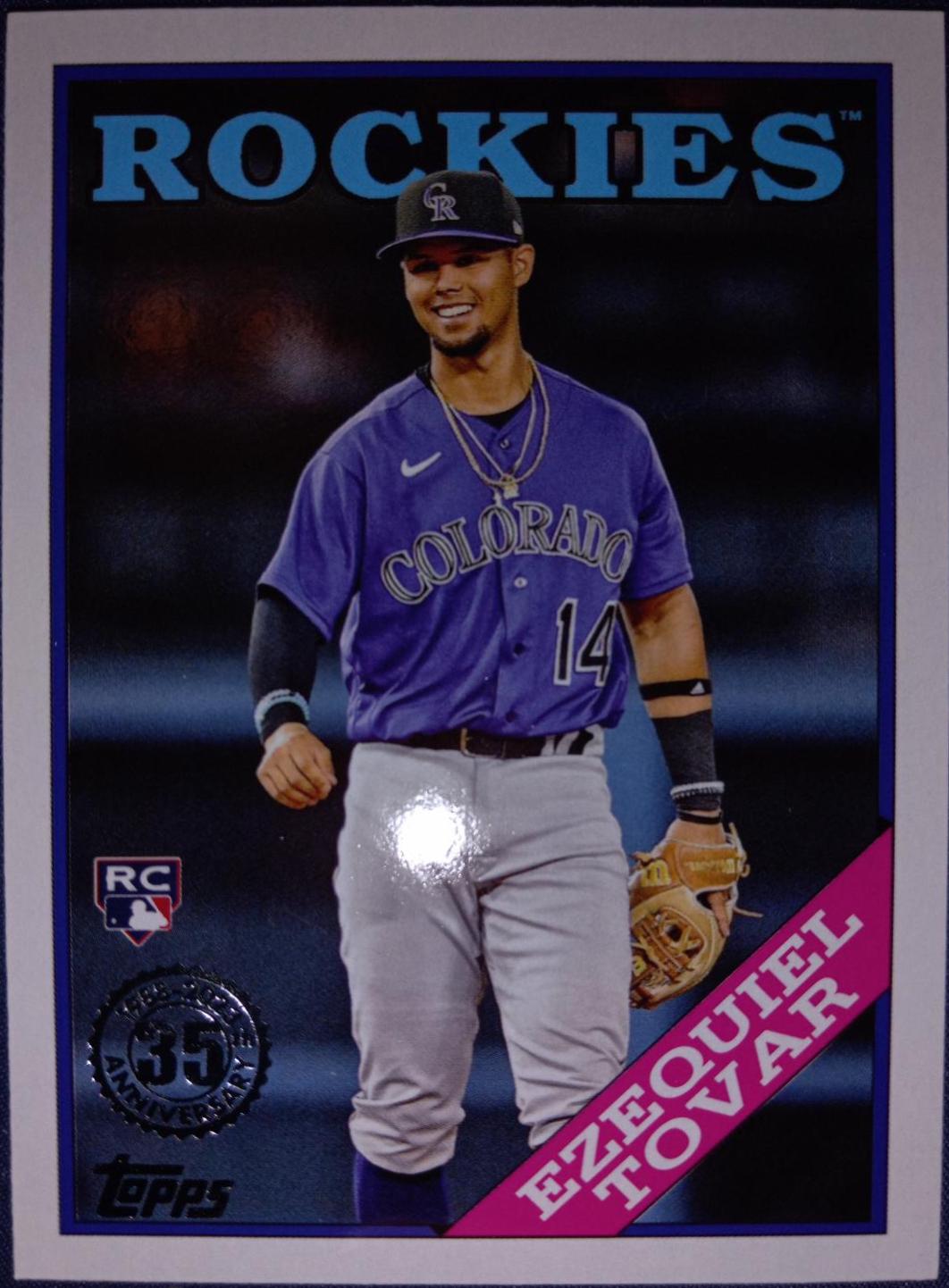 Ezequiel Tovar #2T88-41 Baseball Cards 2023 Topps Series 2 1988 35th Anniversary