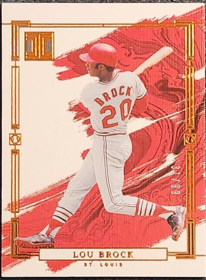 Lou Brock #5 Baseball Cards 2024 Panini Impeccable