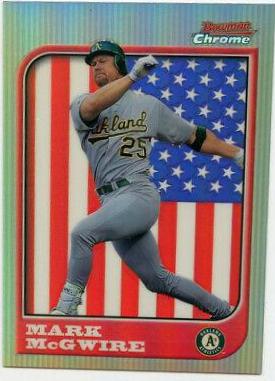 Mark McGwire [Refractor] #11 Baseball Cards 1997 Bowman Chrome International