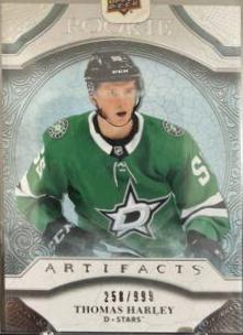 Thomas Harley #RED217 Hockey Cards 2020 Upper Deck Artifacts Rookie Redemptions