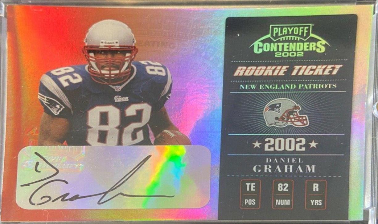 Daniel Graham #121 2002 Playoff Contenders Football