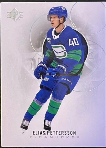 Elias Pettersson #1 Hockey Cards 2020 SP