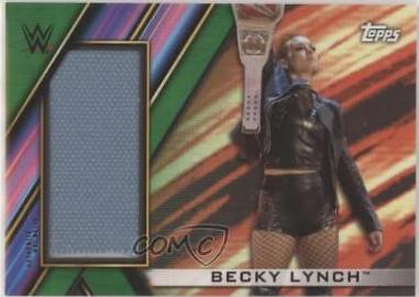 Becky Lynch #MR-TM Wrestling Cards 2020 Topps WWE Women's Mat Relics