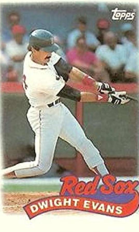 Dwight Evans #47 Baseball Cards 1989 Topps Mini League Leaders