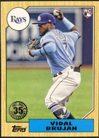 Vidal Brujan #T87-10 Baseball Cards 2022 Topps 1987