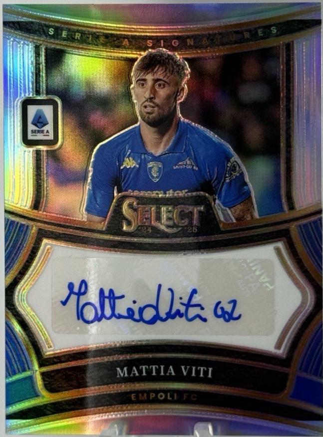 Mattia Viti #2 Soccer Cards 2024 Panini Select Serie A Signature
