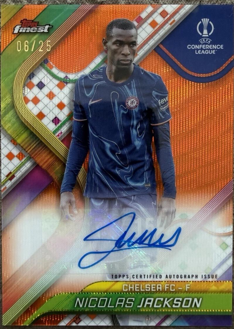 Nicolas Jackson [Orange Wave Refractor] #BA-NJ