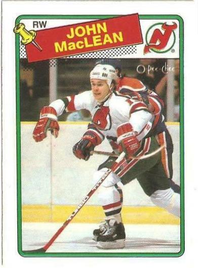 John MacLean #10 Hockey Cards 1988 O-Pee-Chee