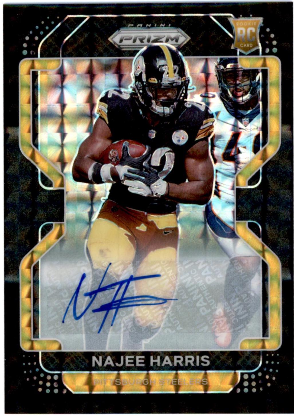 Najee Harris #PB-6 2021 Panini Chronicles Football Prizm Black