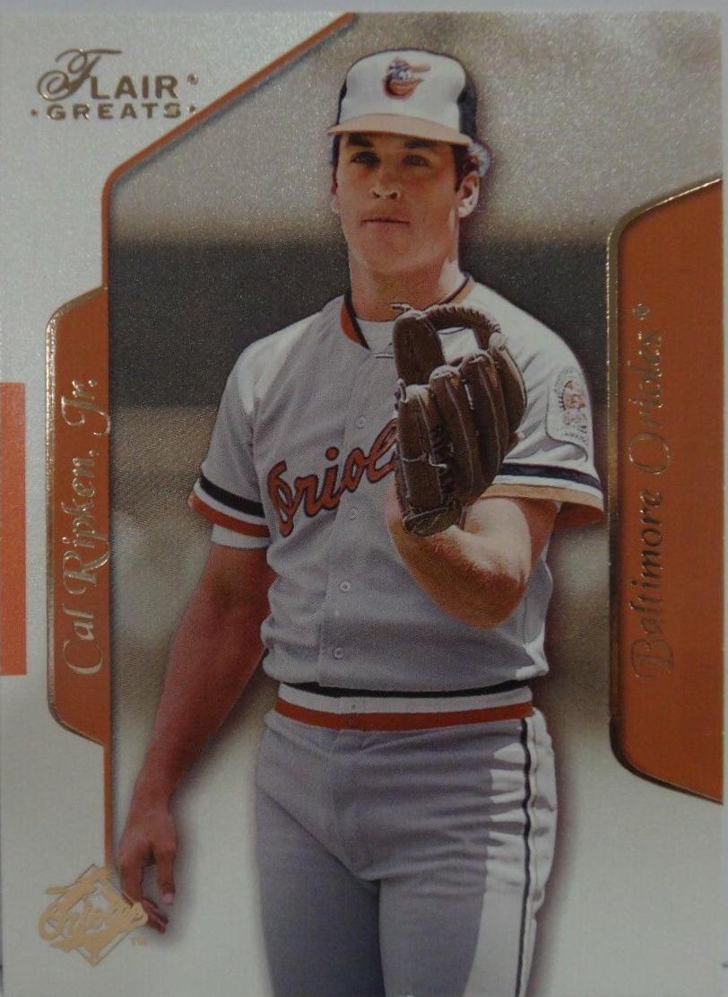 Cal Ripken Jr. #8 Baseball Cards 2003 Flair Greats