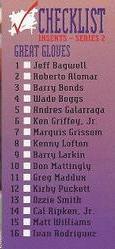 Tony Gwynn #7 Baseball Cards 1995 Leaf Checklists