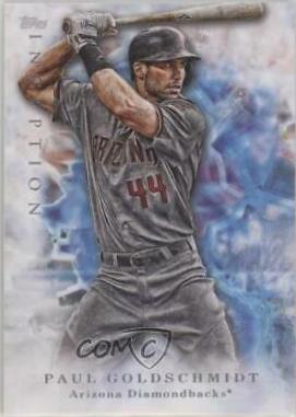 Paul Goldschmidt #5 Baseball Cards 2017 Topps Inception