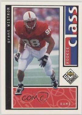 Grant Wistrom #206 Football Cards 1998 Upper Deck UD Choice