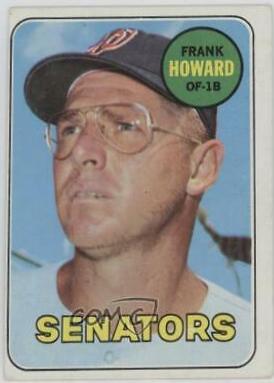 Frank Howard #170 Baseball Cards 1969 Topps