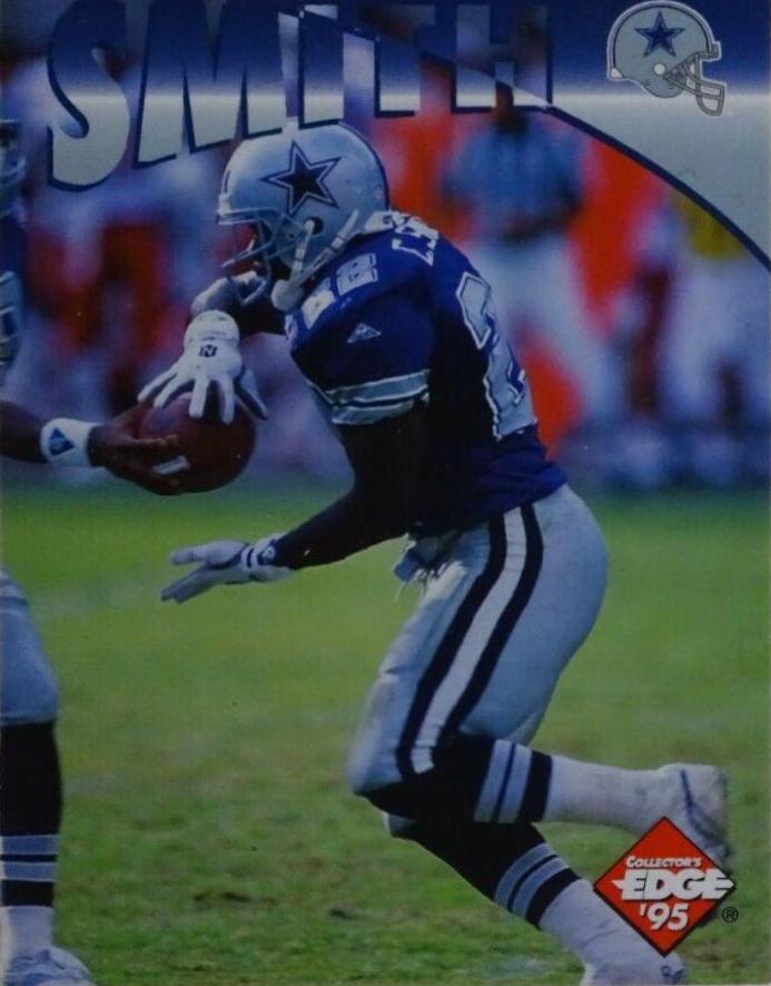 Emmitt Smith #8 Football Cards 1995 Collector's Edge Instant Replay