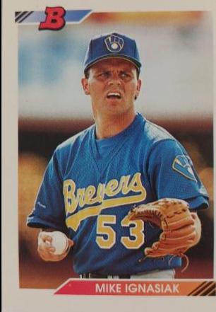 Mike Ignasiak #15 Baseball Cards 1992 Bowman