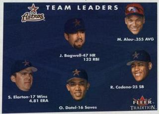 Jeff Bagwell / Moises Alou / Roger Cedeno / Octavio Dotel / Scott Elarton