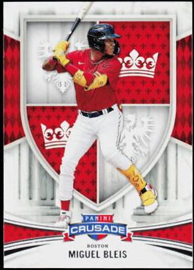 Miguel Bleis #1 Baseball Cards 2024 Panini Crusade