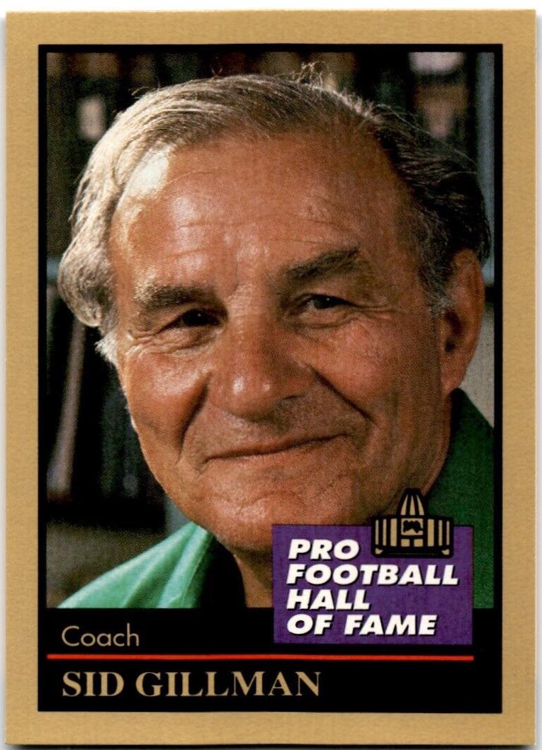 Sid Gillman #47 Football Cards 1991 Enor Pro HOF