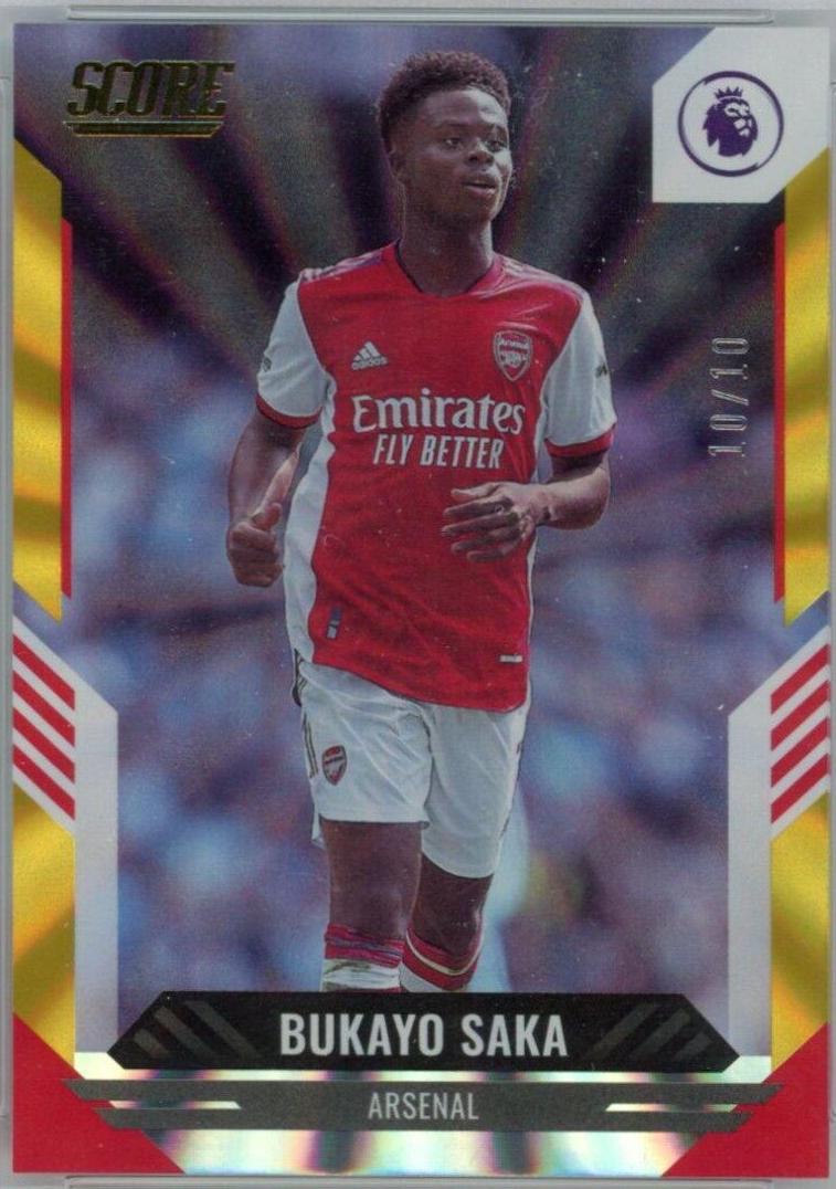Bukayo Saka #196 2021 Panini Score Premier League