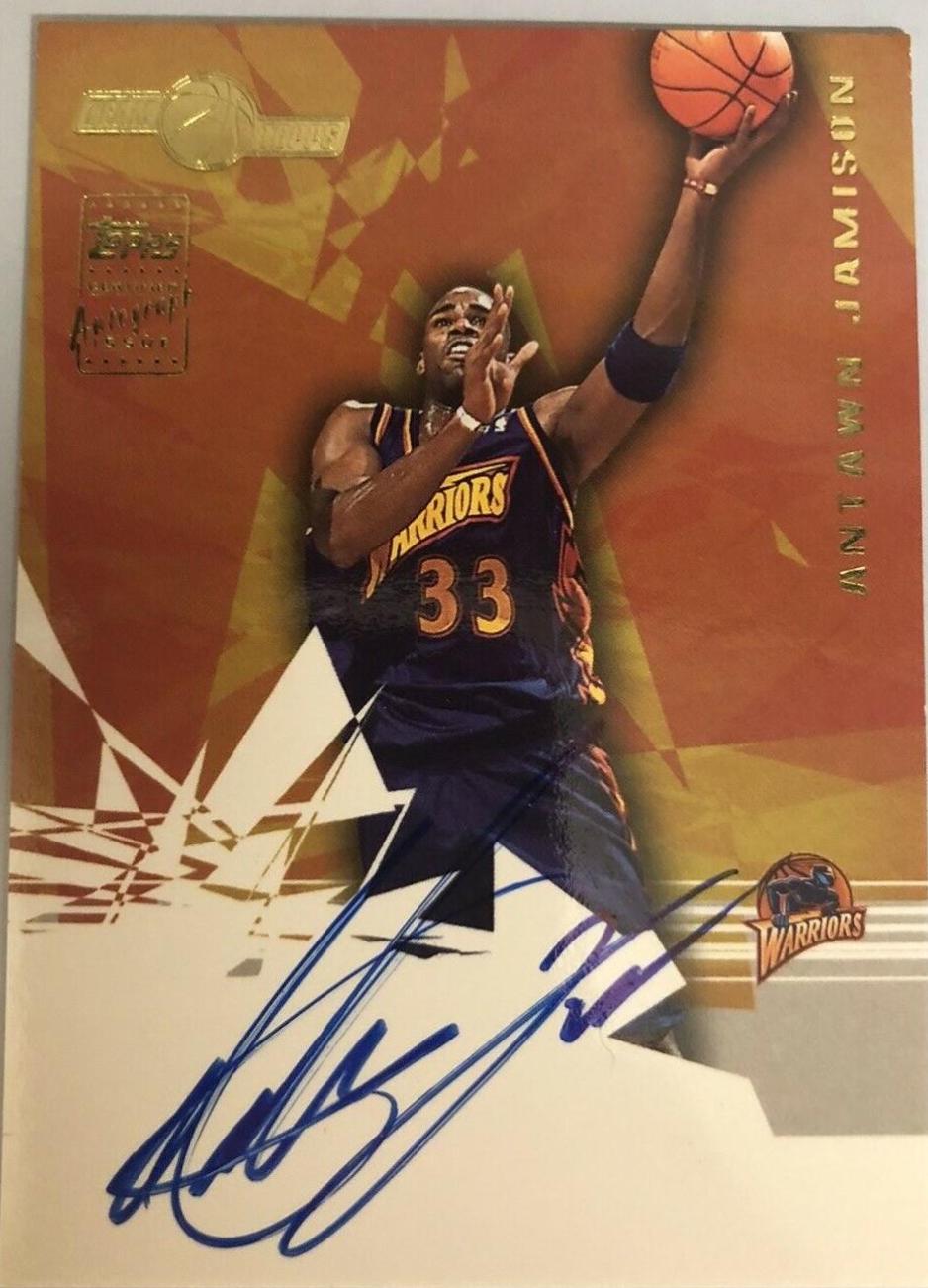 Antawn Jamison #TA-AJ Basketball Cards 2001 Topps Certified Autograph