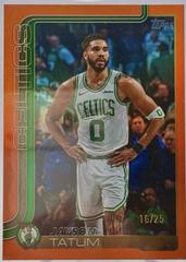 Jayson Tatum [Orange Rainbow] #1 Prices | 2025 Topps | Basketball
