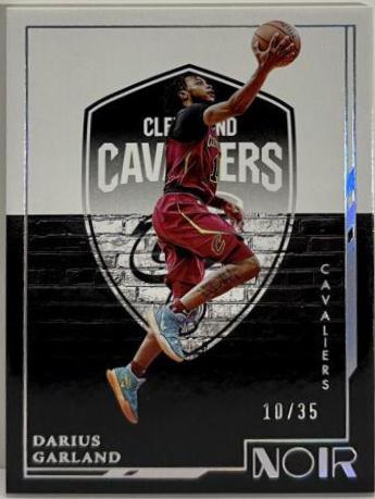 Darius Garland #97 Basketball Cards 2021 Panini Noir