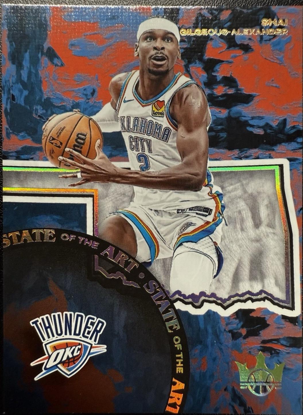 Shai Gilgeous-Alexander #3 Basketball Cards 2024 Panini Court Kings State of the Art