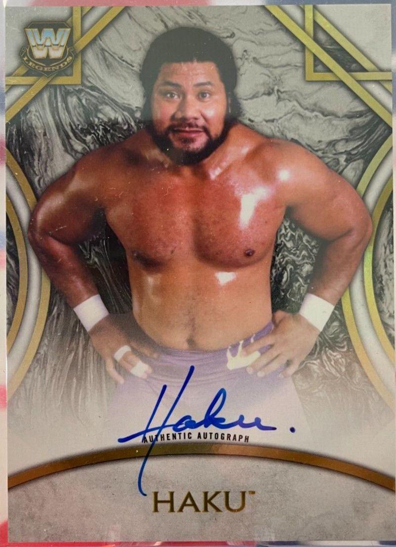 Haku #A-HA Wrestling Cards 2018 Topps Legends of WWE Autographs