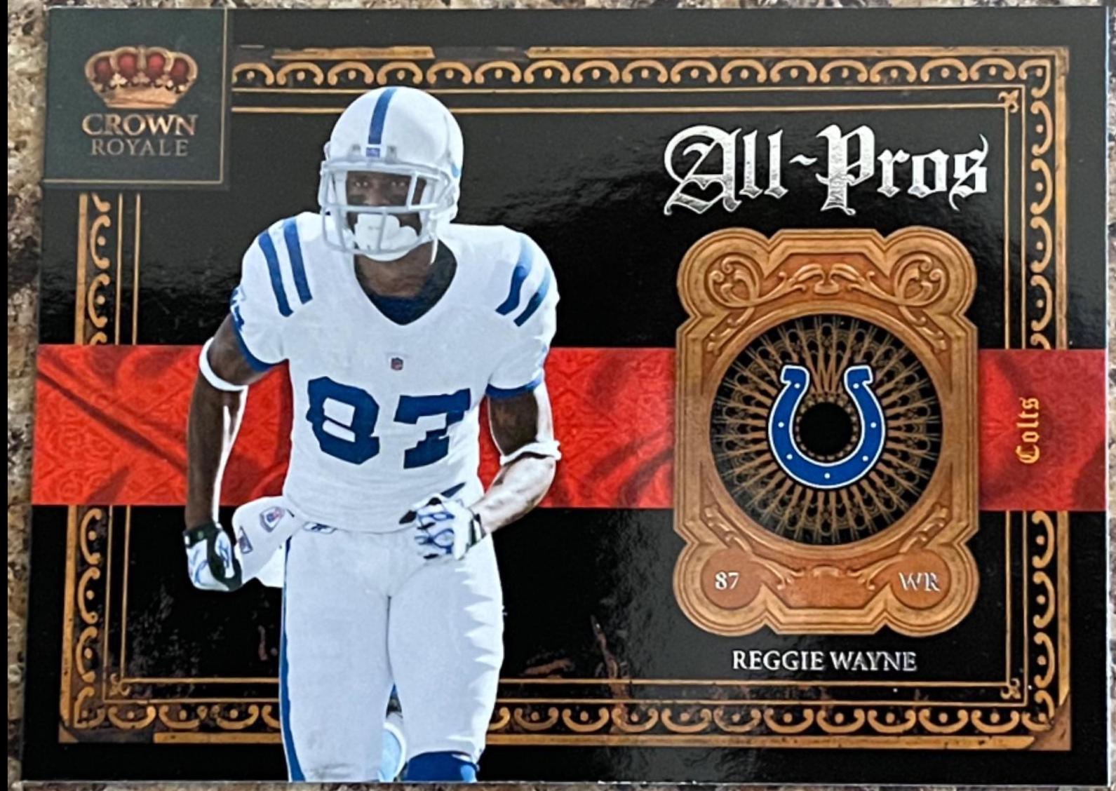 Reggie Wayne #4 Football Cards 2011 Panini Crown Royale All Pros