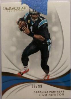 Cam Newton #15 Football Cards 2019 Panini Immaculate Collection