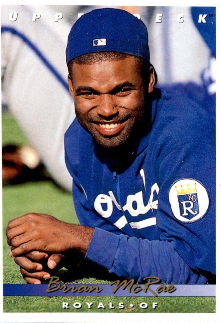 Brian McRae #238 Baseball Cards 1993 Upper Deck