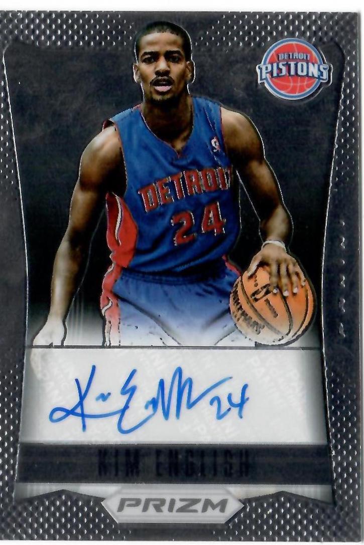 Kim English #59 Basketball Cards 2012 Panini Prizm Autographs