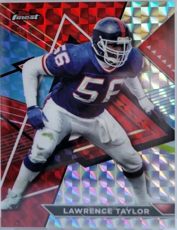 Lawrence Taylor [Red Geometric] #219