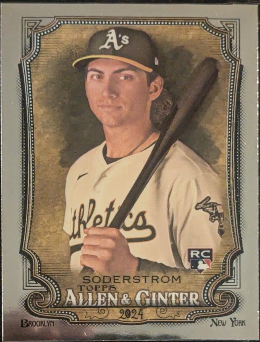 Tyler Soderstrom #35 Baseball Cards 2024 Topps Allen & Ginter Chrome