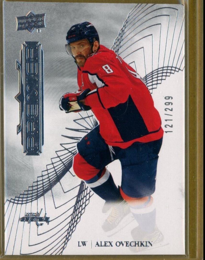 Alex Ovechkin #1 Hockey Cards 2022 Upper Deck Premier